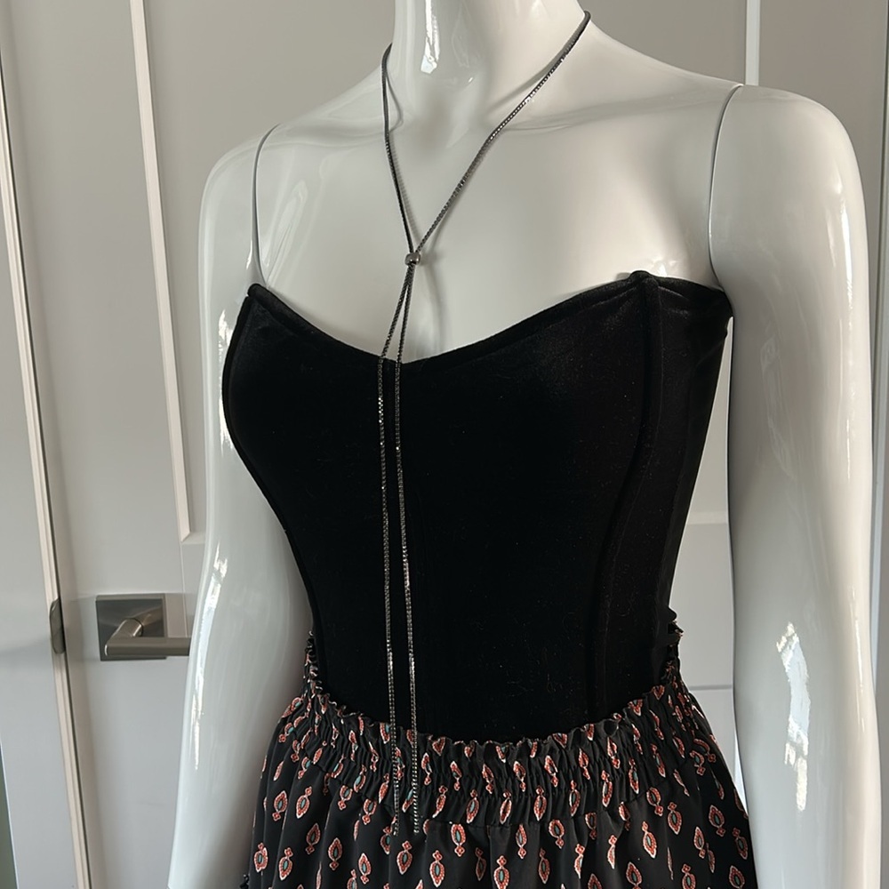 Leith Velvet Stretch Bustier - Picture 13 of 13